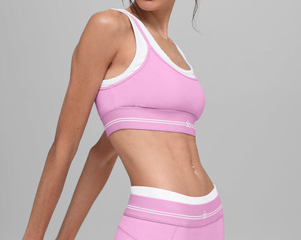 Airbrush Better Together Bra - Candy Heart Pink/White
