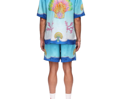Coquillage Coloré Silk Shirt