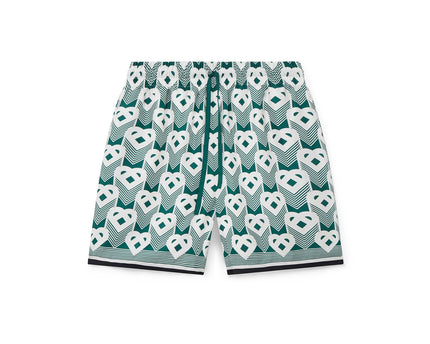 Heart Monogram Swim Trunks