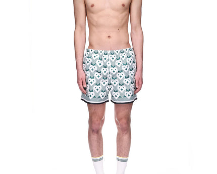 Heart Monogram Swim Trunks