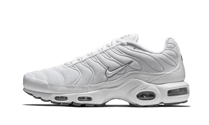 Nike® Air Max Plus White gray logo