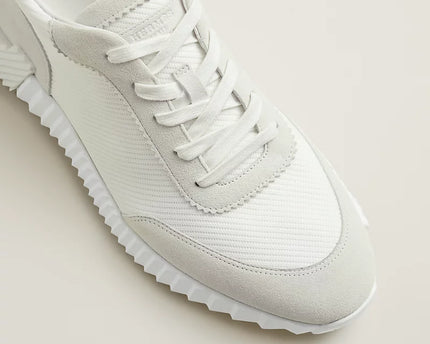 Sneakers Hermes Bouncing Tissu Blanc