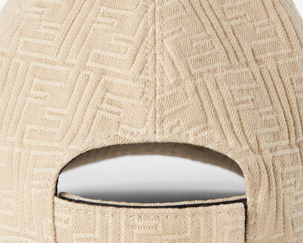 Casquette de baseball en coton FF beige