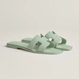 Hermes - Claquettes Vert d'eau