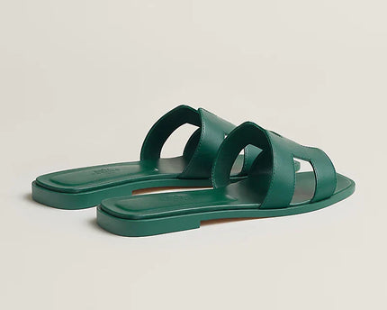 Hermes - Claquettes Vert viride