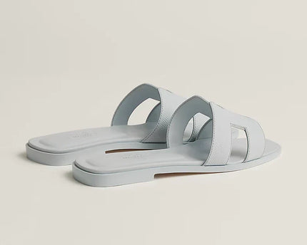Hermes - Claquettes Bleu glacier