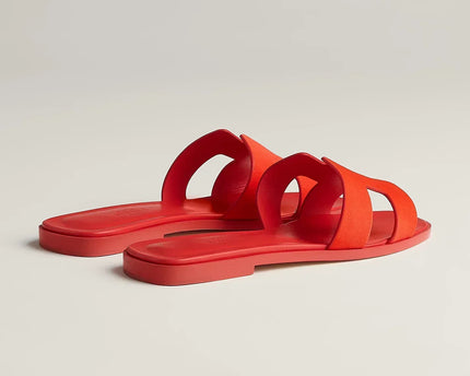 Sandales Oran - Rouge Grenadine