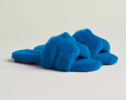 Sandales Oran - Bleu océan