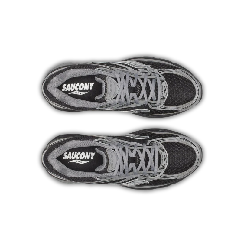 SAUCONY OMNI 9 BLACK AND GREY